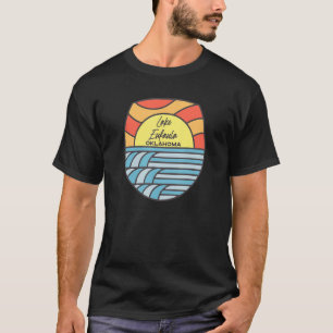 Camiseta Lago Eufaula Oklahoma Ok Sunset Vacation Souvenir