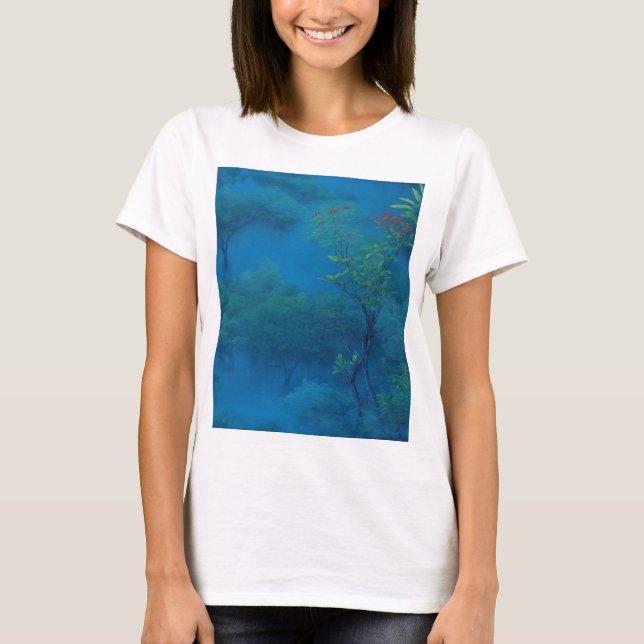 Camiseta Lago Everduradouro na Floresta Cedar (Frente)