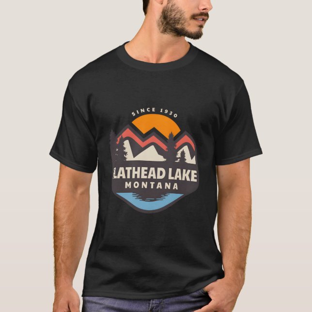 Camiseta Lago Flathead Montana (Frente)