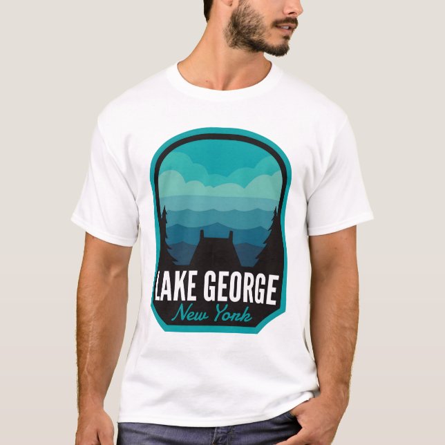 Camiseta Lago George New York Summer (Frente)
