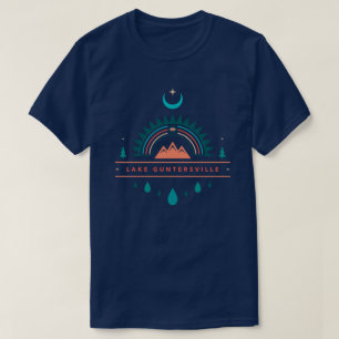 Camiseta lago guntersville alabama rainbow moon