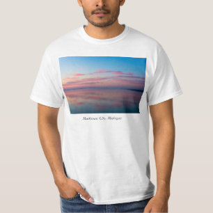Camiseta Lago Huron Pink Sunrise