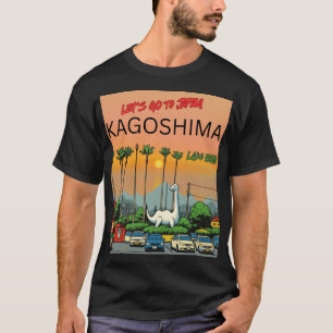 Camiseta Lago Ikeda Kagoshima Japão Viagem