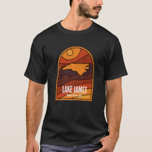 Camiseta Lago James State Park Nc Retro