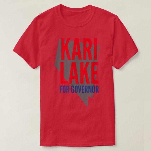Camiseta Lago Kari Para Governador (Frente do Design)