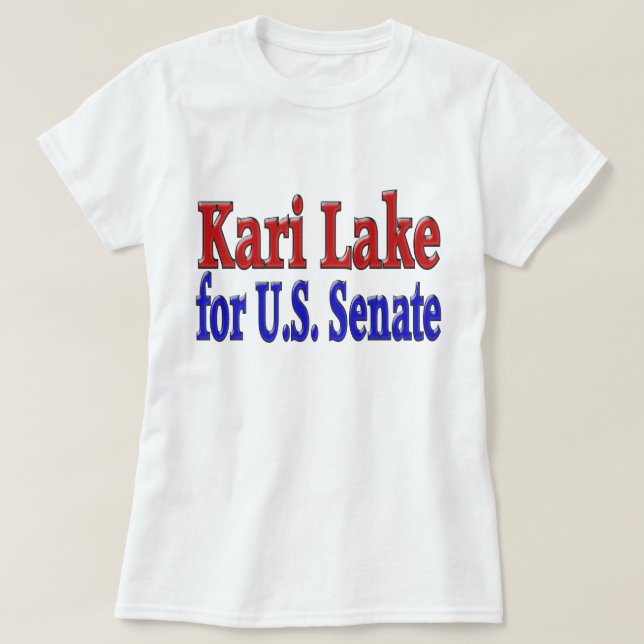 Camiseta Lago Kari para Senado (Frente do Design)