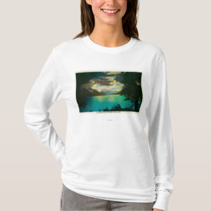 Camiseta Lago Kenai, Alaska com recolhimento da tempestade
