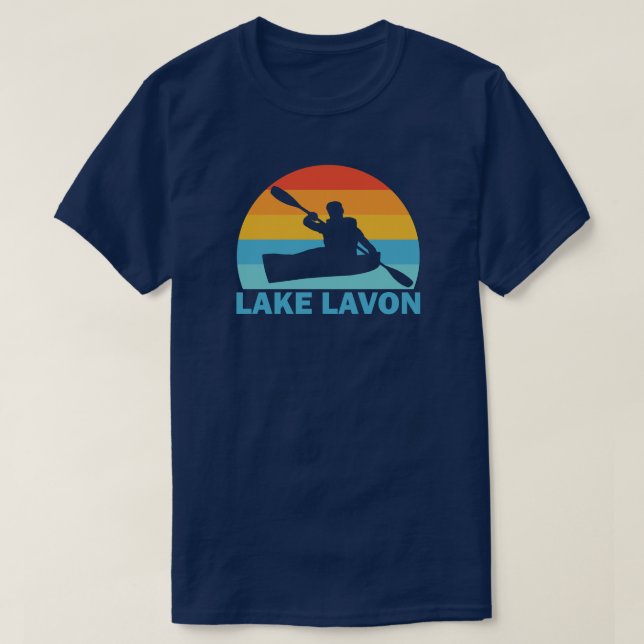 Camiseta Lago Lavon Texas Kayak (Frente do Design)