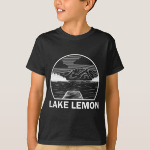 Camiseta Lago lemon indiana piada pesca acampamento verão