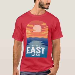 Camiseta Lago Leste OR Retro Sunset 1