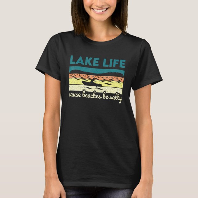 Camiseta Lago Life Causa Praias Salgadas (Frente)