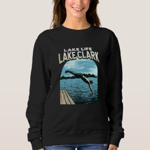 Camiseta Lago Life Clark Natação Alasca Natação Swimmer