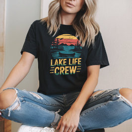 Camiseta Lago Life Crew Retro Sunset - Lago Vibe