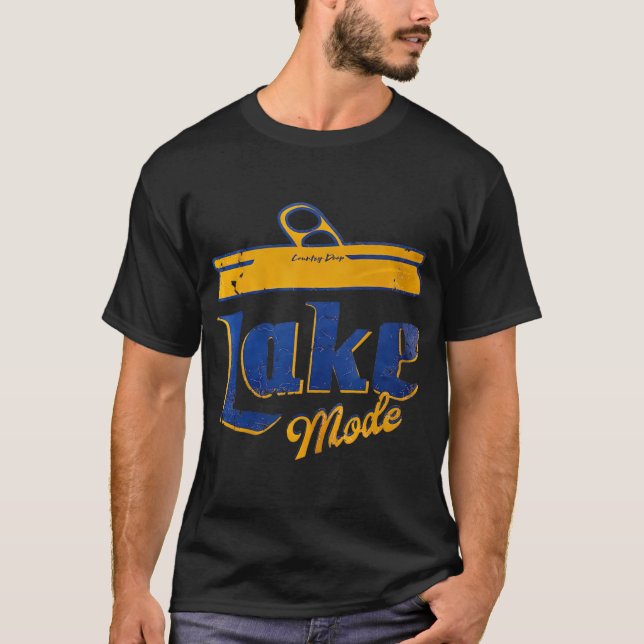 Camiseta Lago Life Lake Mode Summer Mens Womens Lake Mode (Frente)