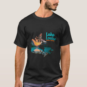 Camiseta Lago Louise Banff Alberta Canada Glacier Icefield
