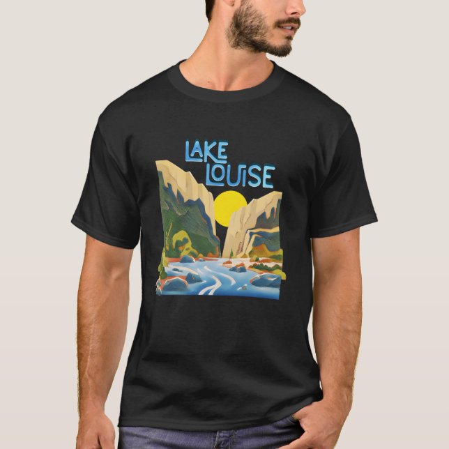 Camiseta Lago Louise Banff Parque Nacional Alberta Canadá (Frente)