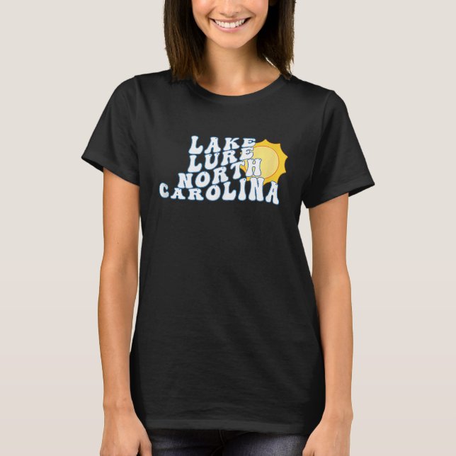 Camiseta Lago Lure North Carolina NC Vacation Souvenir (Frente)
