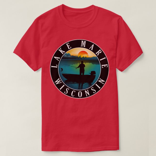Camiseta Lago Marie Wisconsin (Frente do Design)