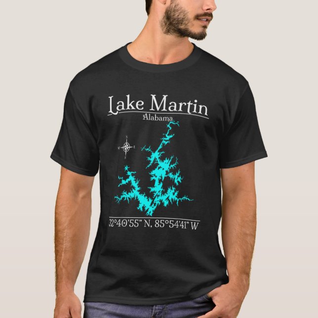 Camiseta Lago Martin Alabama (Frente)