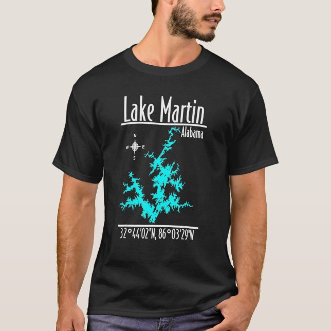 Camiseta Lago Martin Alabama (Frente)