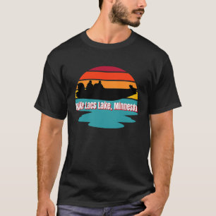 Camiseta Lago Mille Lacs Minnesota Barco de Pesca Esportiva