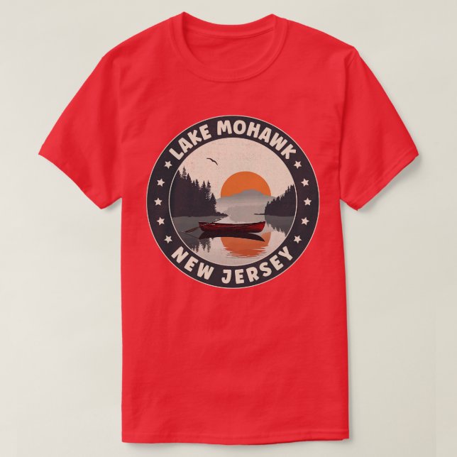 Camiseta Lago Mohawk New Jersey Sunset (Frente do Design)