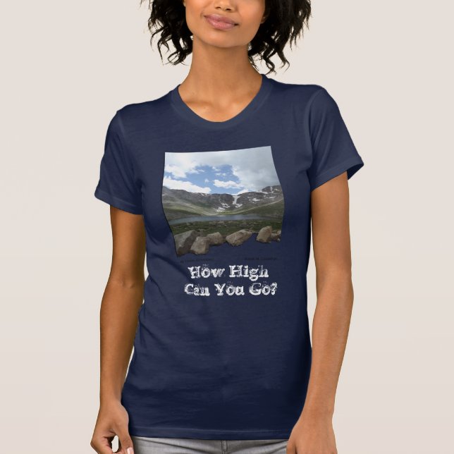 Camiseta Lago mountain em Mt. Evans em Colorado (Frente)