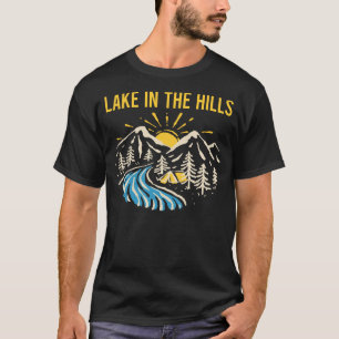 Camiseta Lago Nature Landscape nas Colinas