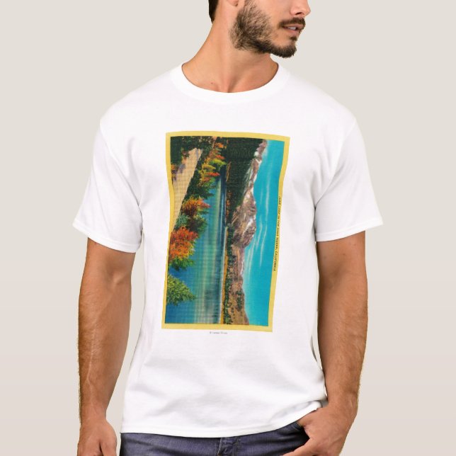 Camiseta Lago no condado alto de SierraMono, CA june (Frente)