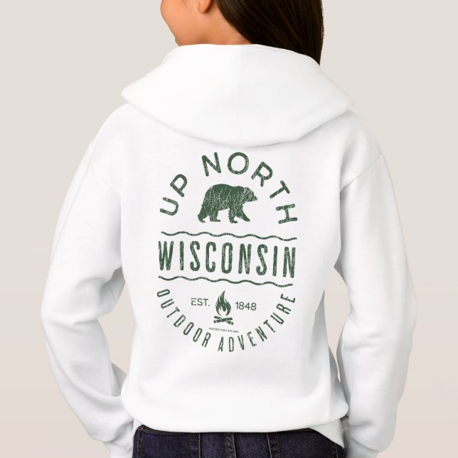 Camiseta Lago Norte de Wisconsin (Verso)