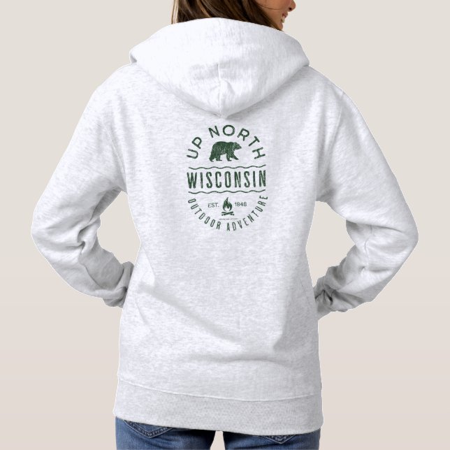 Camiseta Lago Norte de Wisconsin (Verso)