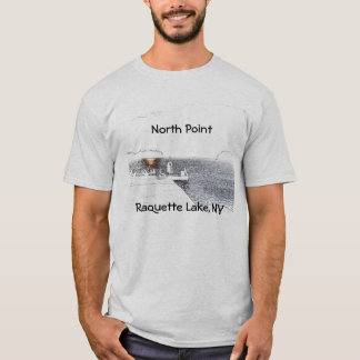 Camiseta Lago north Point Raquette, NY