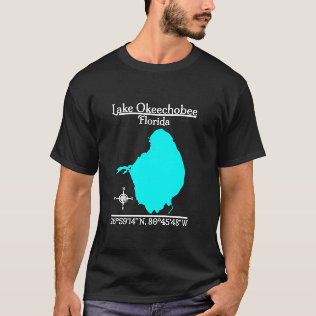 Camiseta Lago Okeechobee Florida Long Sleeve T Shirt (Frente)