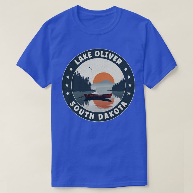 Camiseta Lago Oliver South Dakota Sunset (Frente do Design)