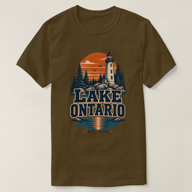 Camiseta Lago Ontário (Frente do Design)