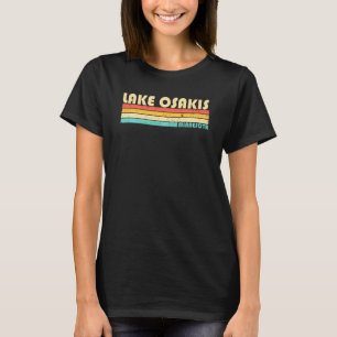 Camiseta Lago Osakis Minnesota Piada Pesca Acampamento Verã