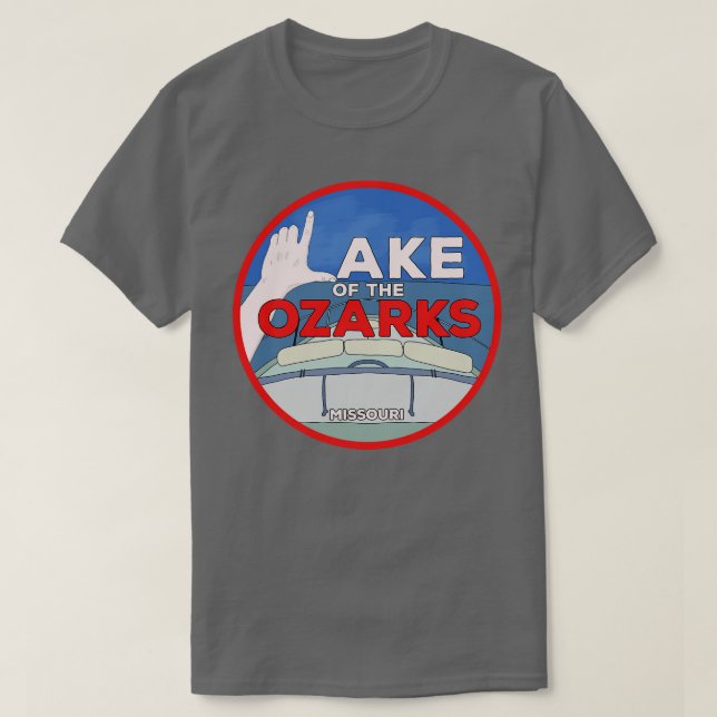 Camiseta Lago Ozarks 1 (Frente do Design)