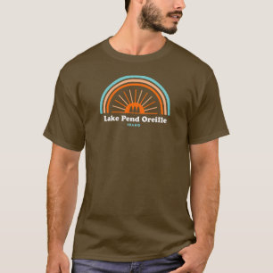 Camiseta Lago Pend Oreille Idaho Rainbow