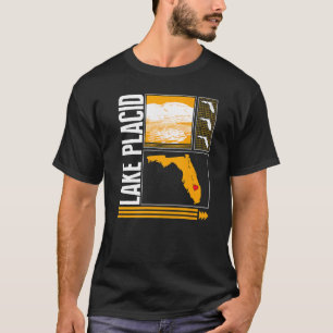 Camiseta Lago Placi Flórida Vintage Merch City Do Lago Pla