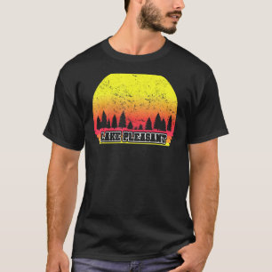 Camiseta Lago Pleasant Indiana Retro Scenic Sunset Graphic