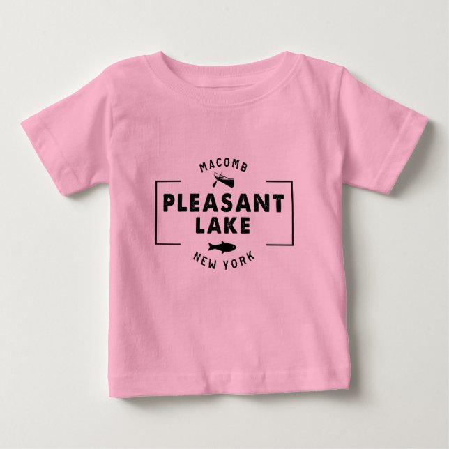 Camiseta Lago Pleasant Toddler Ruffle Tee (Frente)