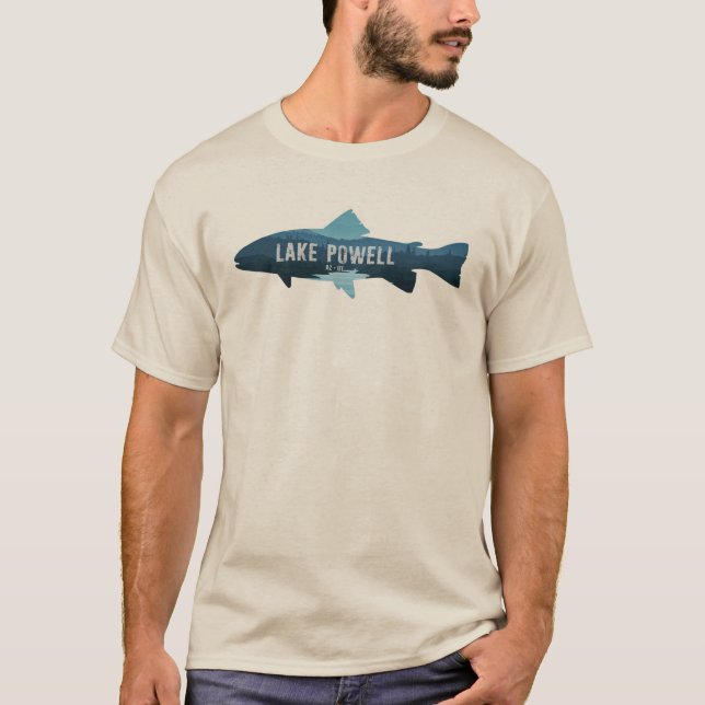 Camiseta Lago Powell Arizona Utah Fish (Frente)