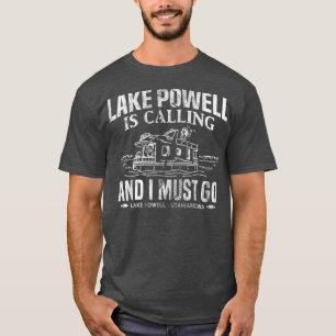 Camiseta Lago Powell Está Chamando Engraçado Lago Agressi