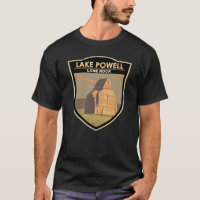 Lago Powell Lone Rock Viagem Art Vintage