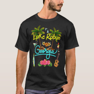 Camiseta Lago Rabun Georgia Beach Summer Palm Set