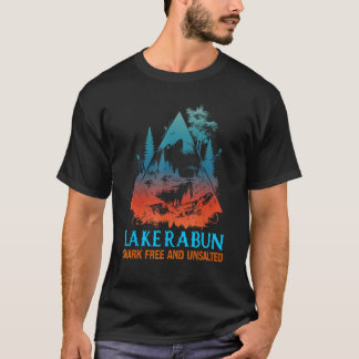 Camiseta Lago Rabun Shark Free e Unsalgada Natureza Engraça