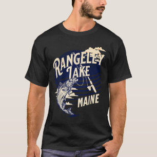 Camiseta Lago Rangeley Maine Fly Fishing Truta B Fisher Lem