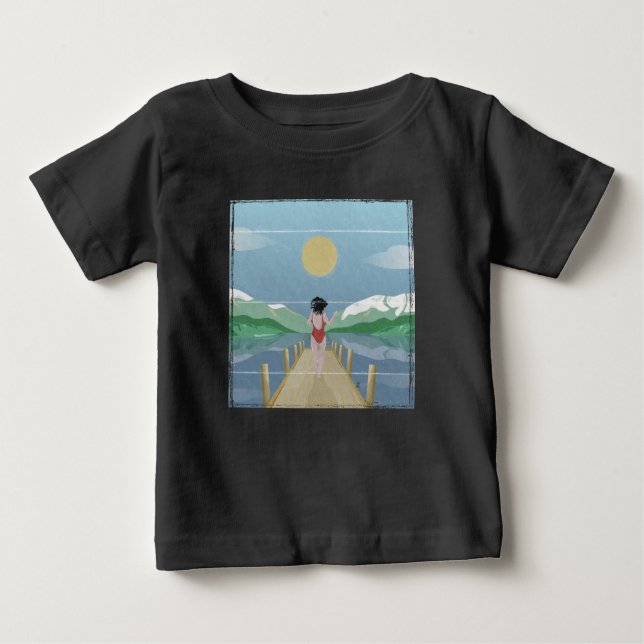 Camiseta Lago Rotoiti Nova Zelândia (Frente)