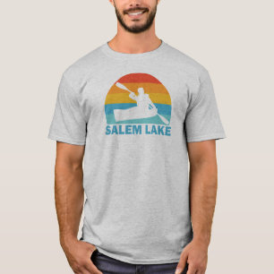 Camiseta Lago Salem Carolina do Norte Caiaque