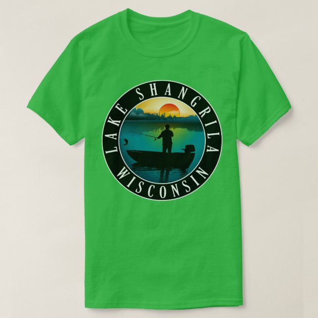 Camiseta Lago Shangrila Wisconsin (Frente do Design)